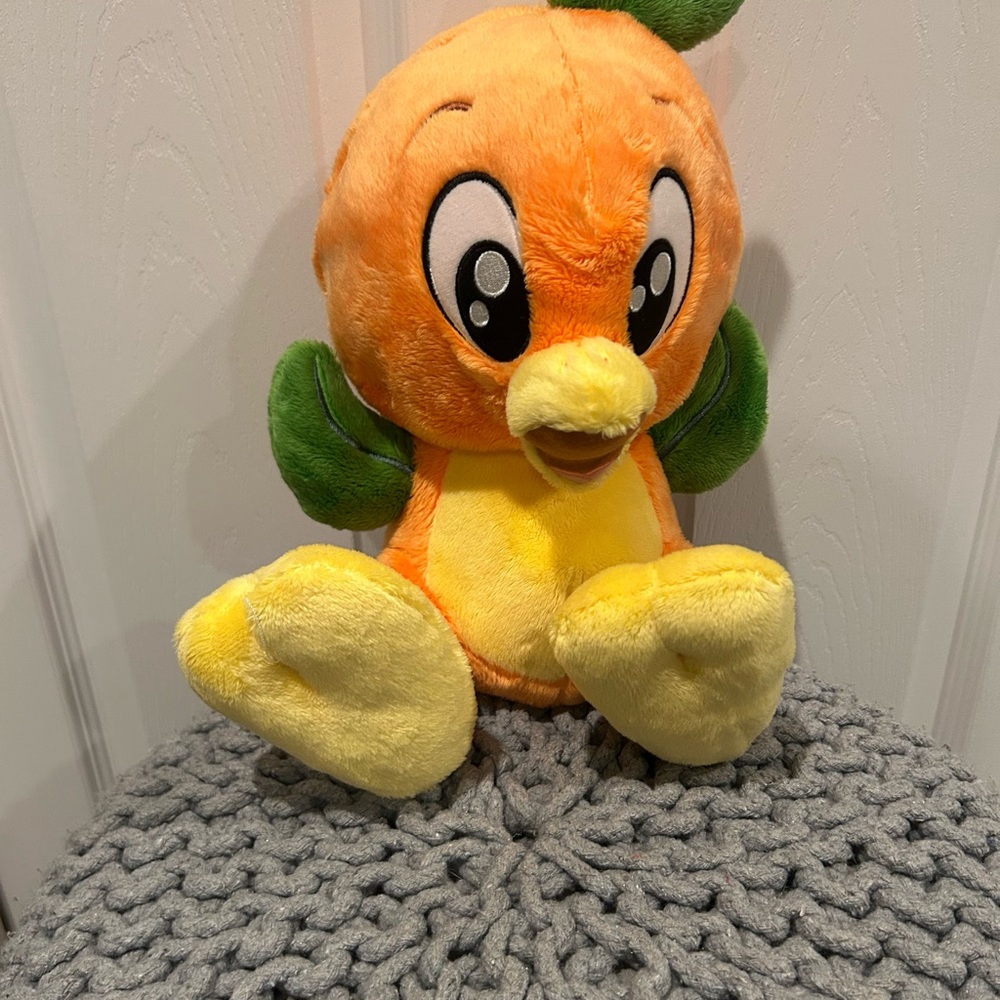 Disney Parks Disney World Orange Bird Big Feet Plush